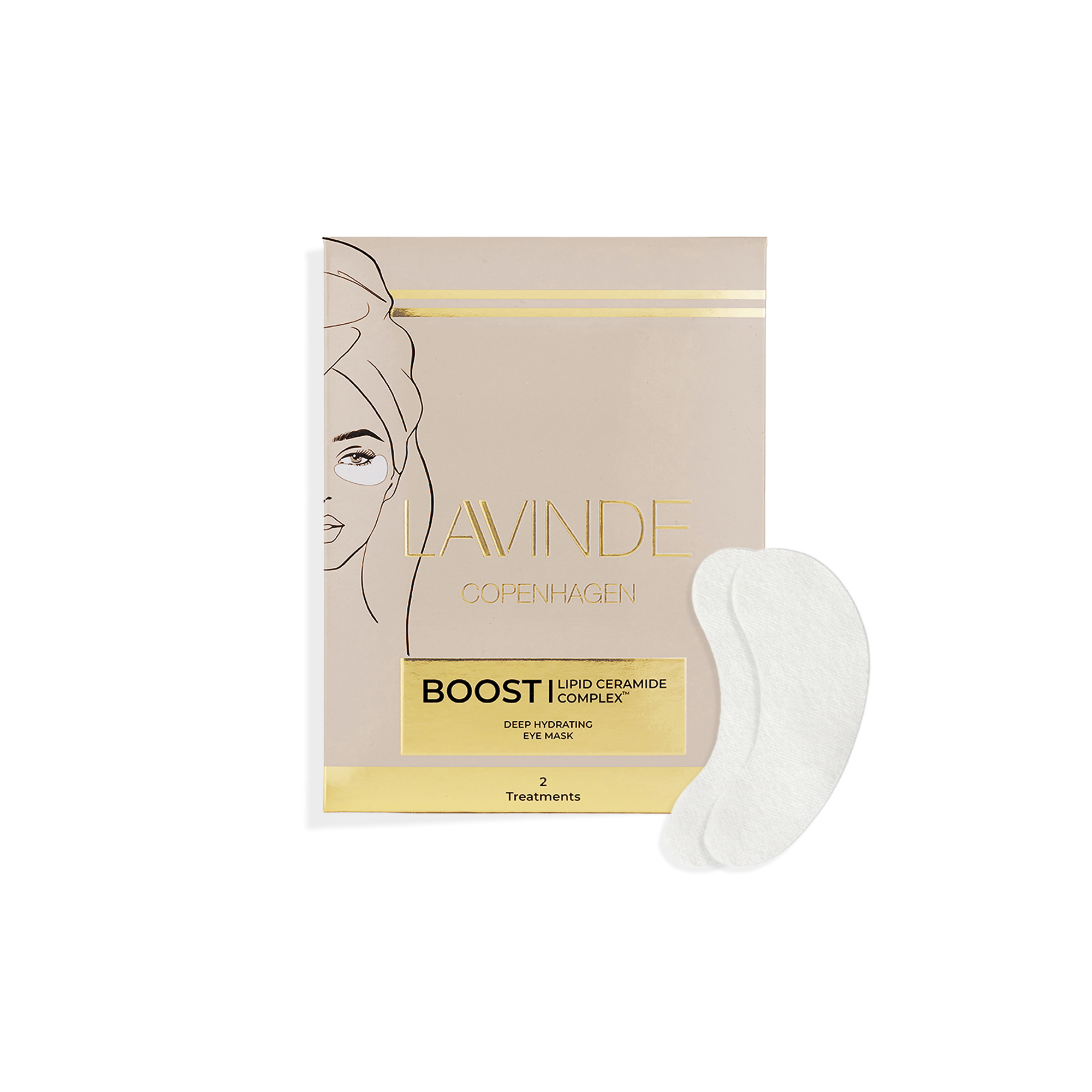BOOST DEEP HYDRATING EYE MASKS LAVINDE COPENHAGEN