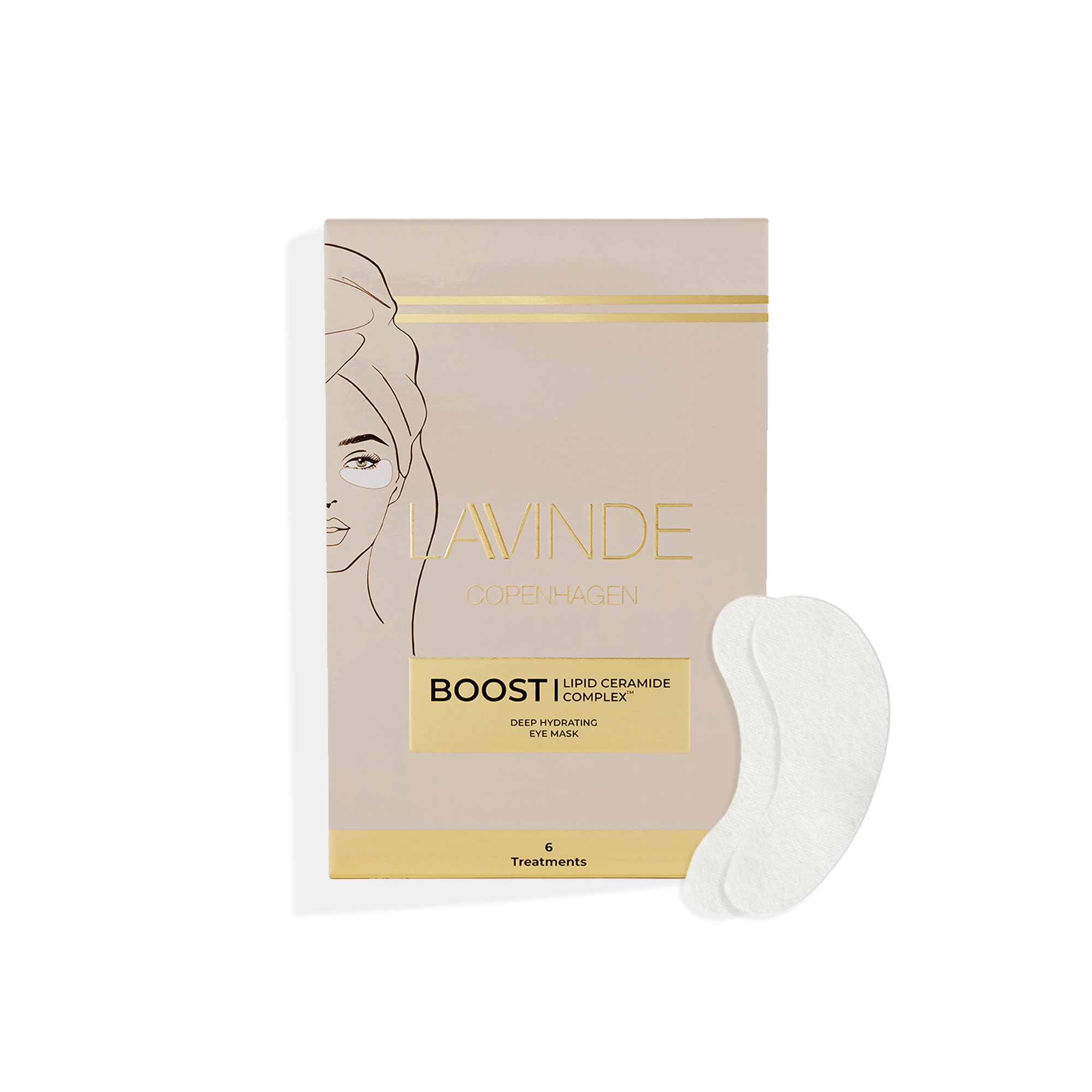 BOOST DEEP HYDRATING EYE MASKS LAVINDE COPENHAGEN